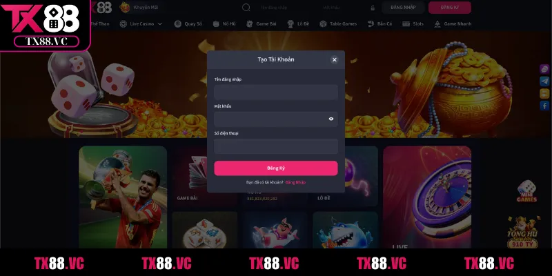 Bỏ túi điều kiện & những lưu ý khi tiến hành đăng ký TX88 online